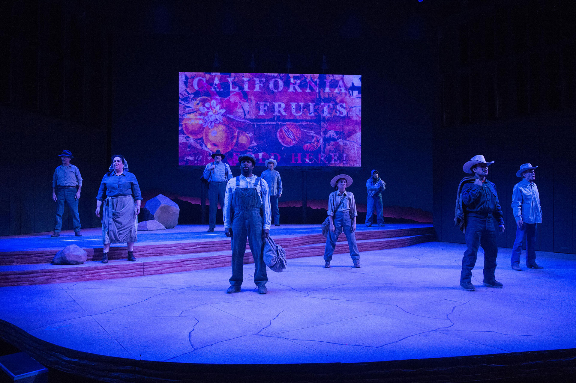 Production photo of Mother Road