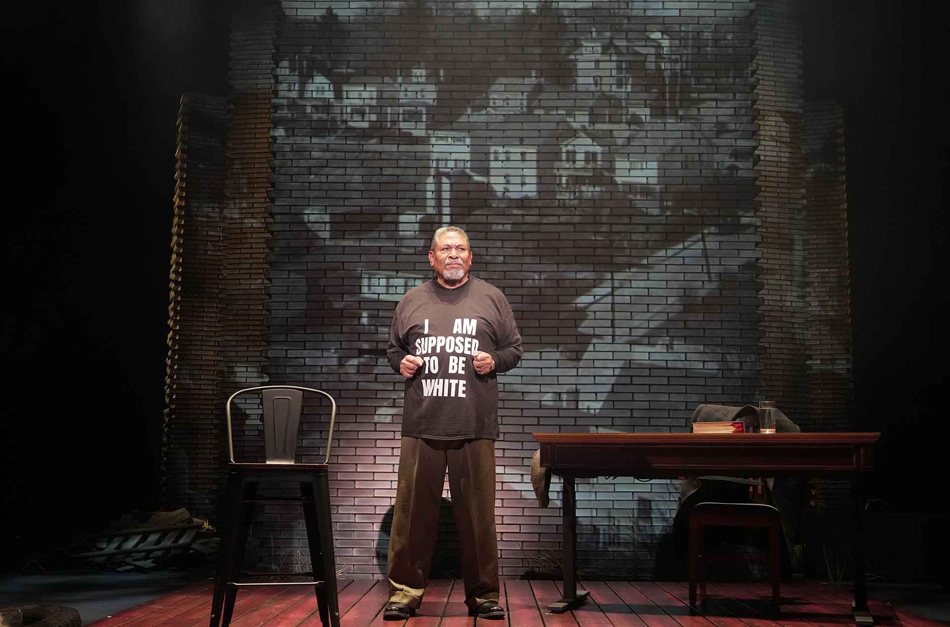 Steven Anthony Jones on stage.