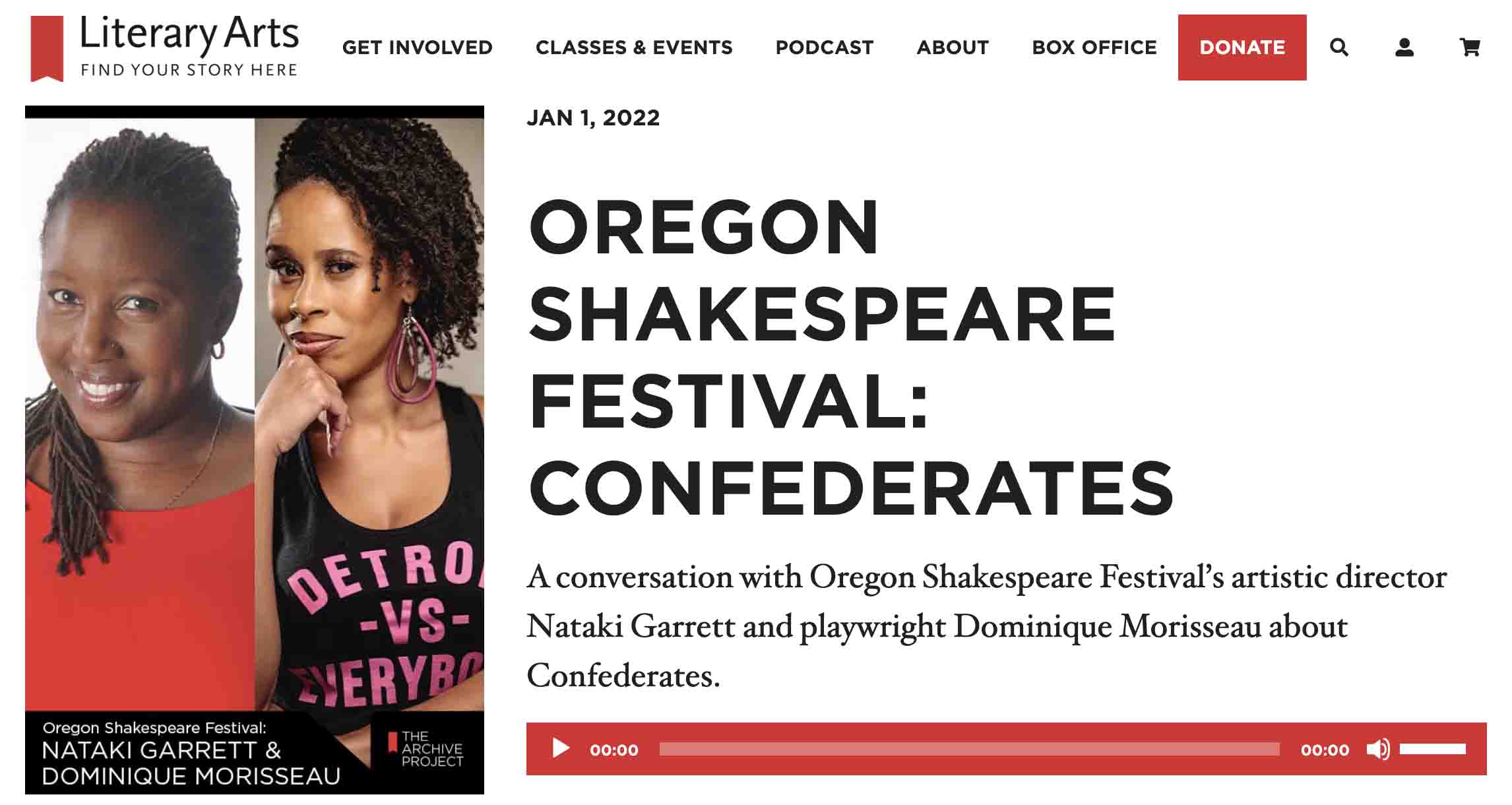 Literary Arts podcast artwork