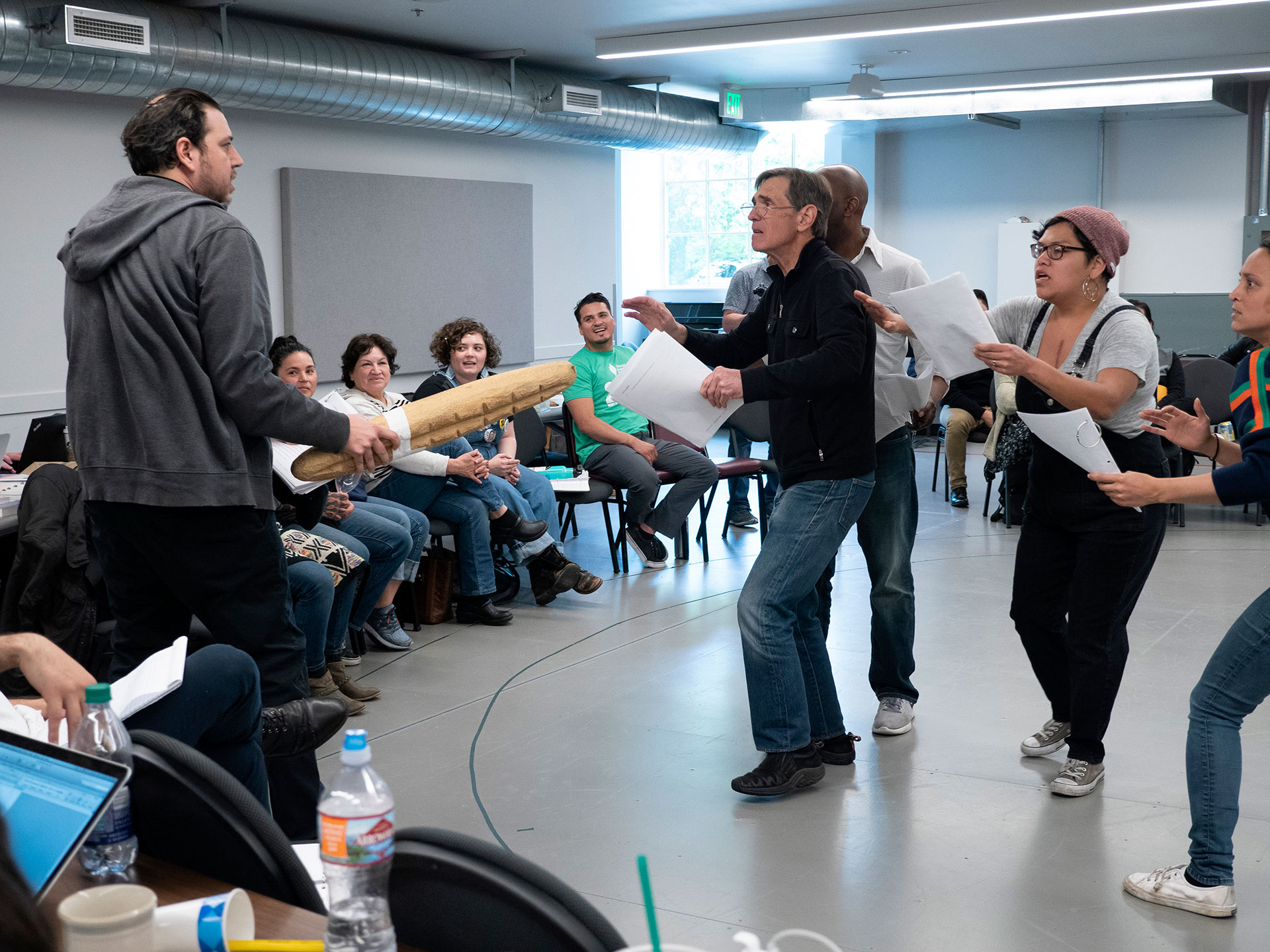 La Comedia of Errors rehearsal