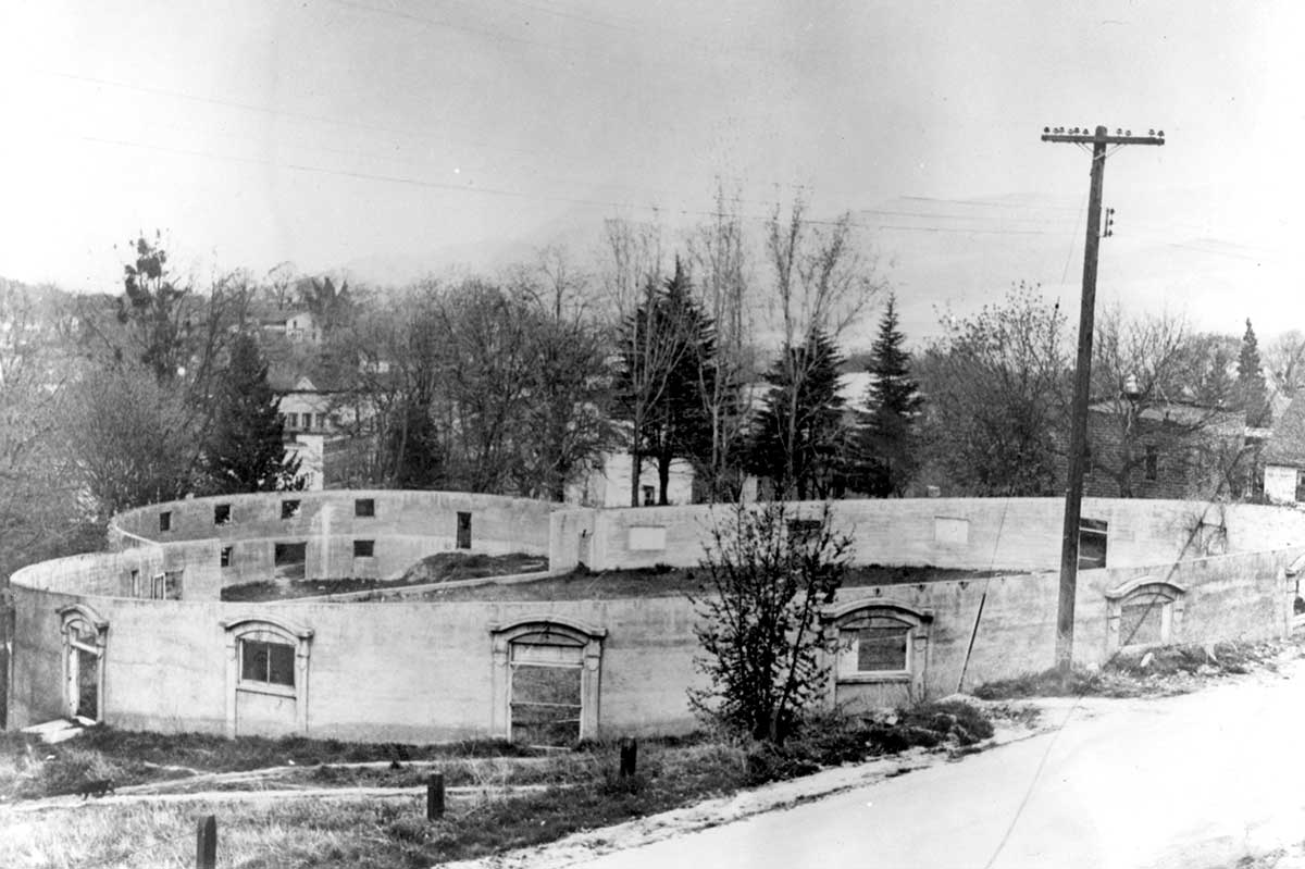 1934 walls of old Chautuaqua dome.