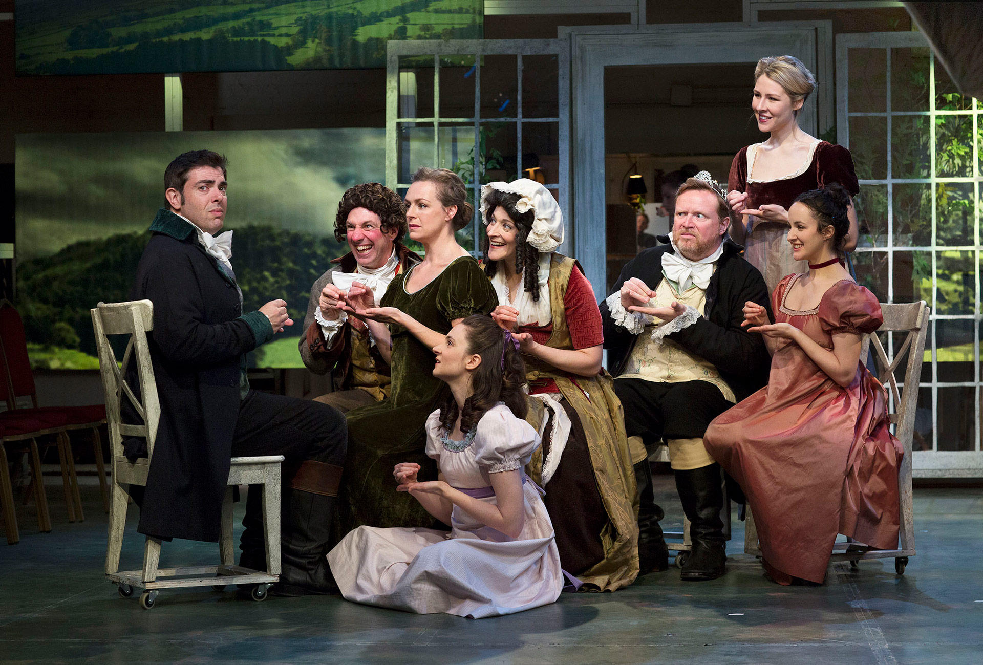 Production Photo of Sense and Sensibility
